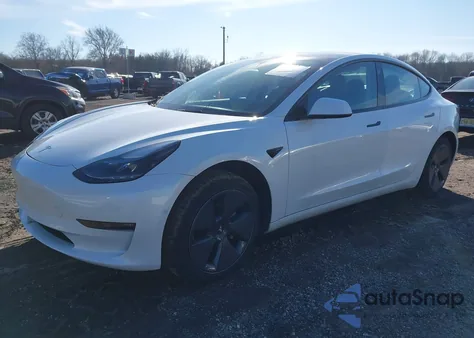 2022 Tesla Model 3 Long Range Dual Motor All-Wheel Drive from USA, damaged, VIN 5YJ3E1EB3NF103131